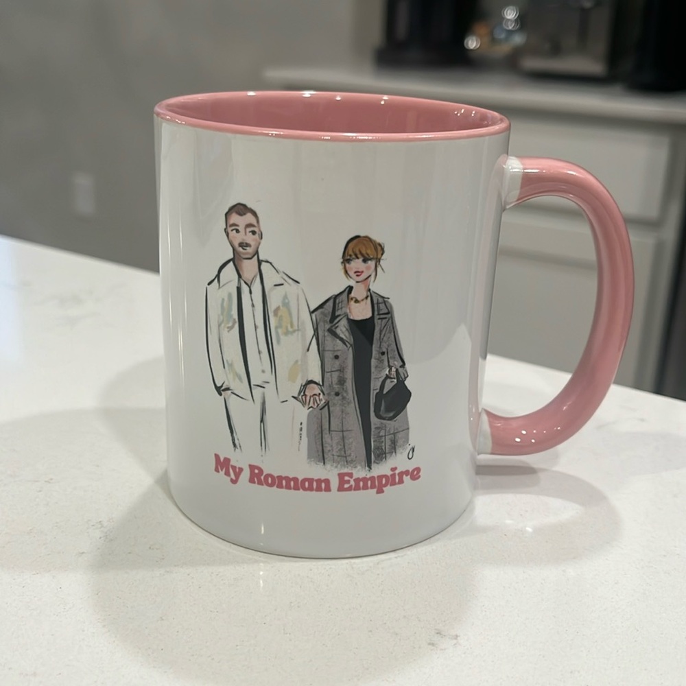 Taylor Swift & Travis Kelce “My Roman Empire” Coffee Mug